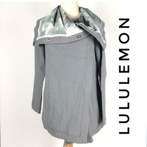 Lululemon Gray Wrap Jacket Savasana Size 6